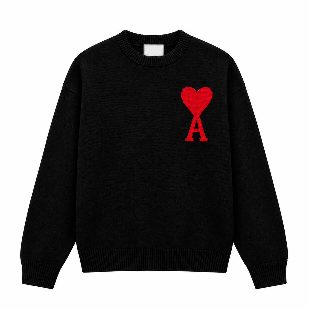 Heartmark knit