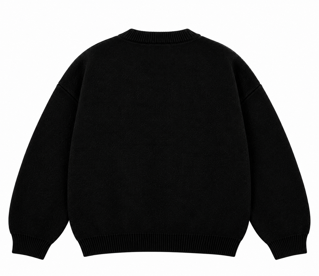 Signal knit sweater